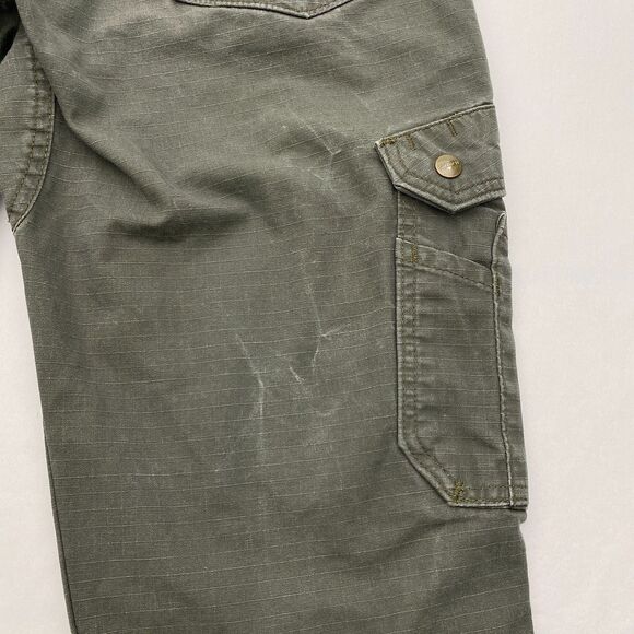 Carhartt Cargo Pants Relaxed Fit Ripstop Cotton Mens 32x34 Gray Workwear B342 - Picture 5 of 12